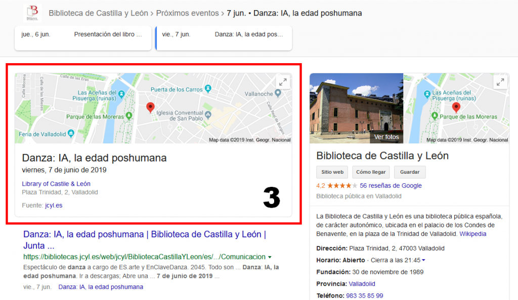 Localización geográfica en resultados de búsqueda de Google gracias a datos estructurados
